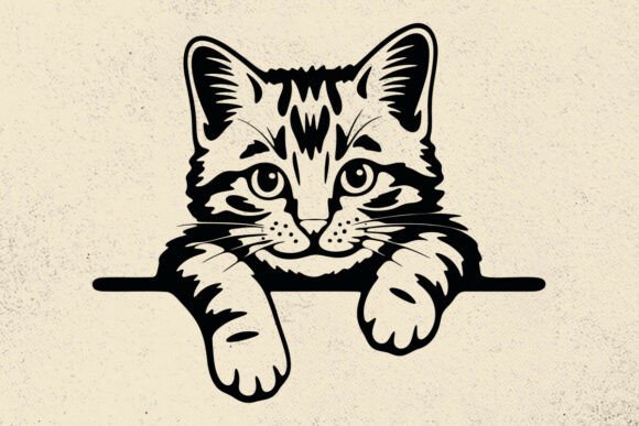 Cute Cat Svg for Crafts and Graphics Projects