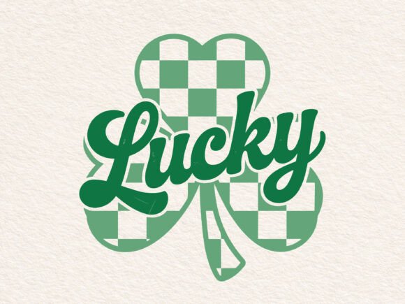 Lucky Shamrock Svg for St Patrick's Day Graphics