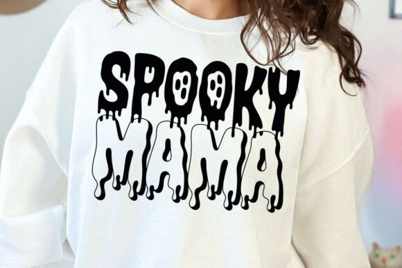 Spooky Mama Svg for Crafts and Halloween Design